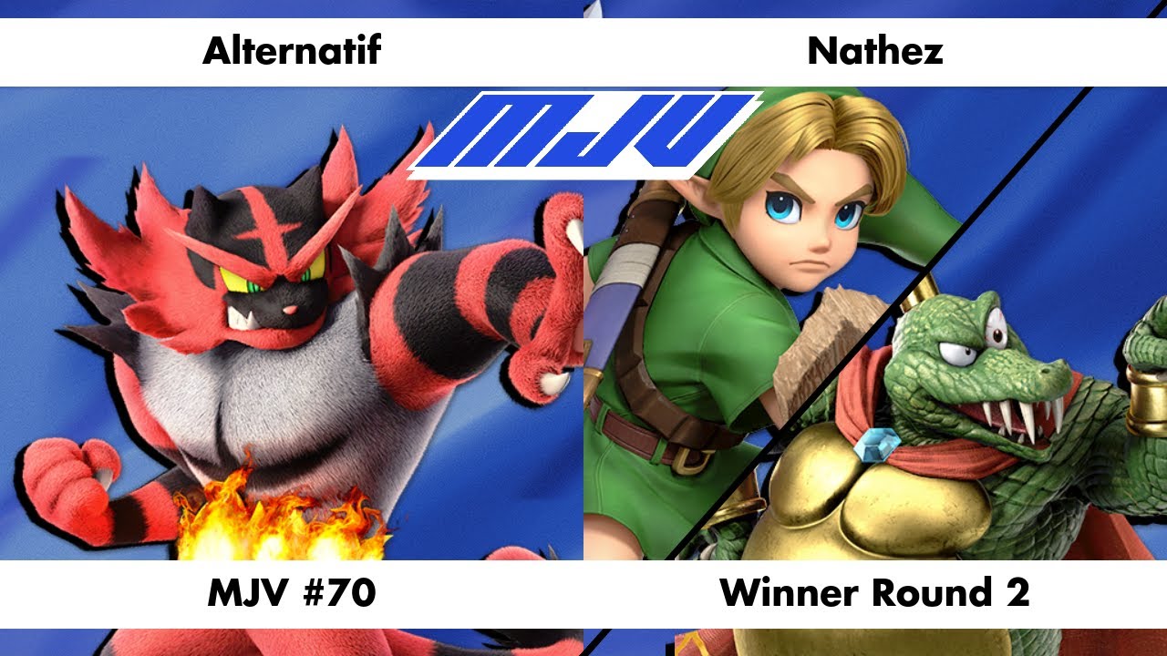 MJV #70 - Alternatif (Incineroar) Vs. Nathez (Young Link, King K. Rool) - Winner Round 2