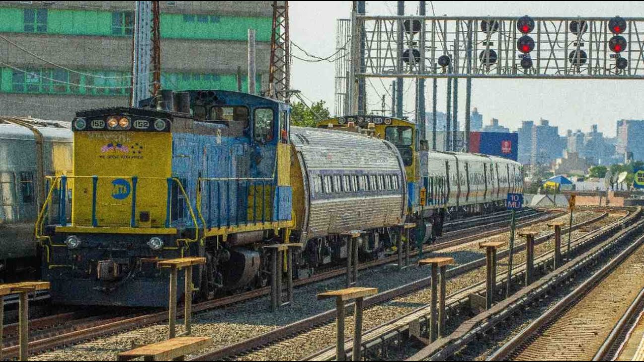 HD/60p: LIRR Friday Evening Rush Hour featuring the FRA D.O.T and Cannonball at Woodside