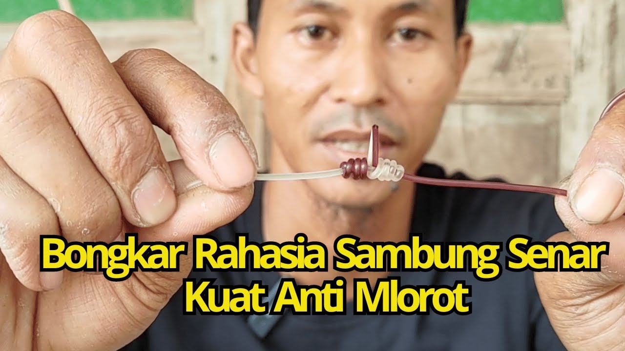 Cara Menyambung Senar Pancing Untuk Layangan Yang Benar Agar Kuat tidak Mlorot