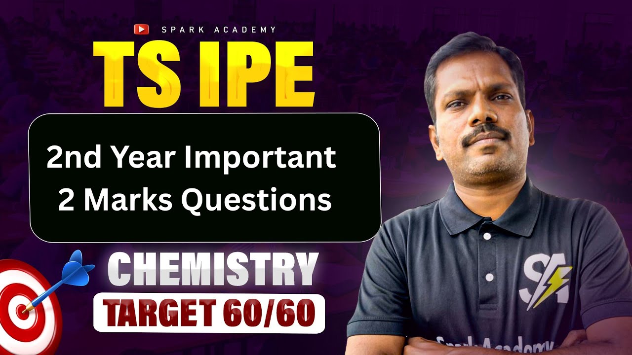 Telangana IPE Chemistry 2nd Year| Most Important VSAQs| Target 60/60| Inter Chemistry| CS Sir