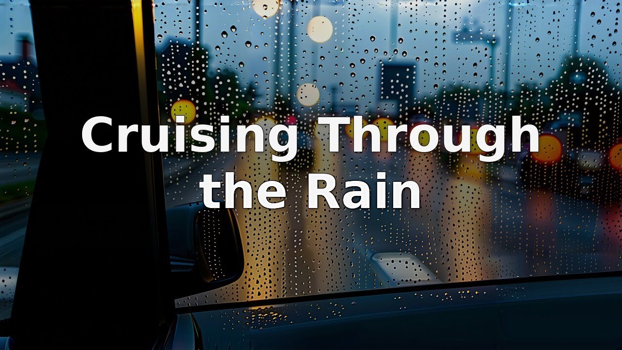 Cruising Through the Rain - Relaxing Driving Music for Rainy Nights