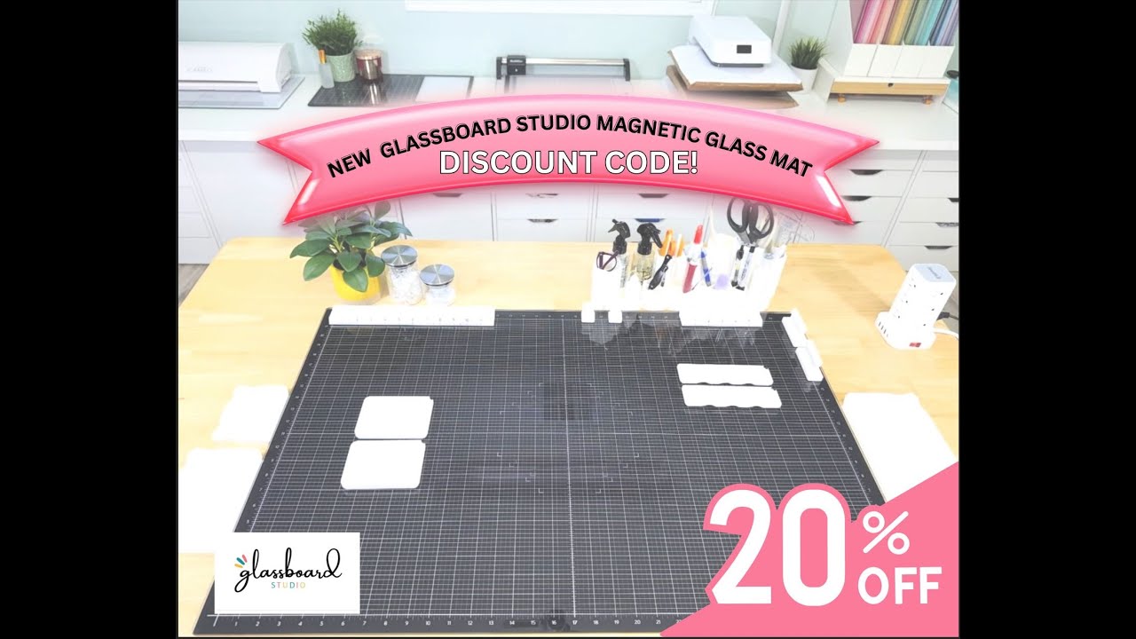 КОД СКИДКИ | Подробнее о магнитном коврике для стекла от Glassboard Studio