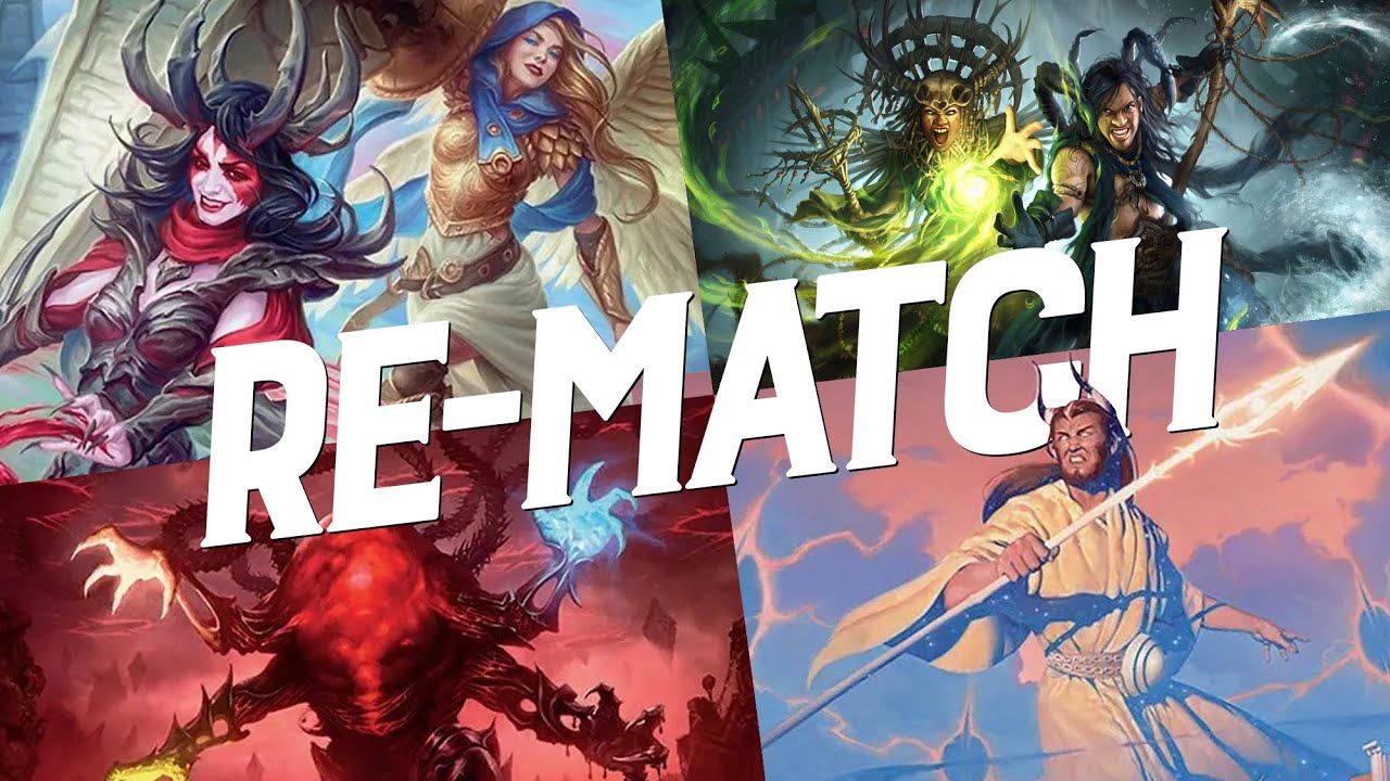 RE-MATCH! Drana/Linvala, Katilda/Lier, Heliod, Omnath | March of the Machine Commander Gameplay