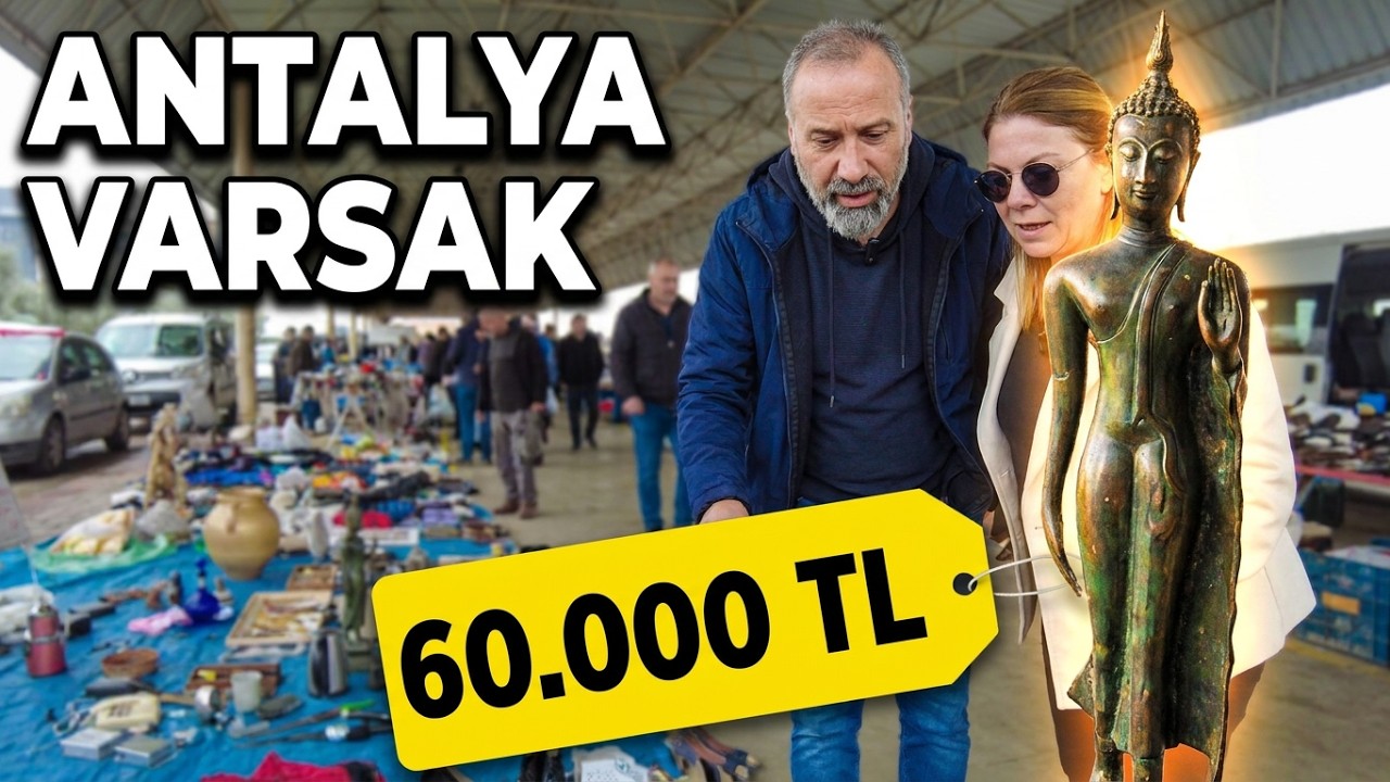 Antalya varsak bit pazarı 60.000 tl ye şiva heykeli ( 4 )