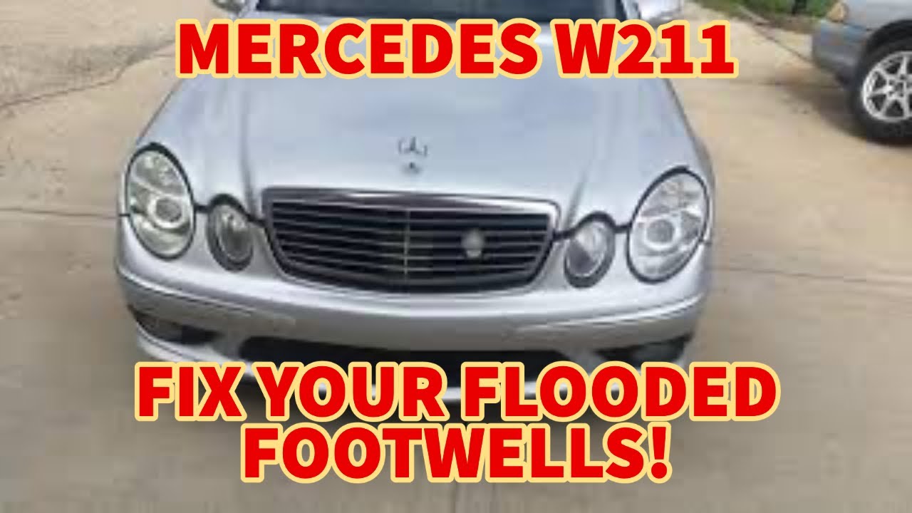 2003 Mercedes E55 W211 Footwell Water Leak Solution