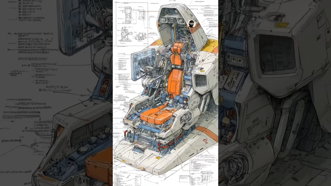 Shape-ShiftingCockpitjust Dropped #mecha #gundam #aigc #wallpaper #cockpit
