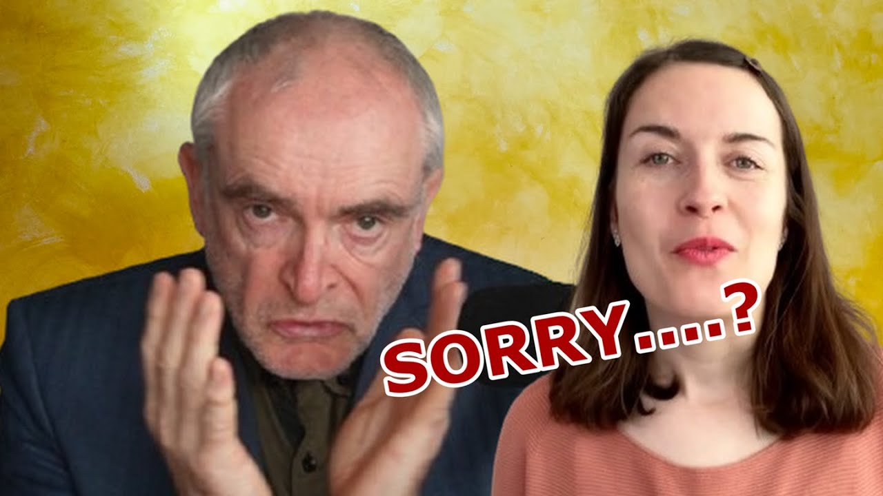 Should I say sorry to/for this video?