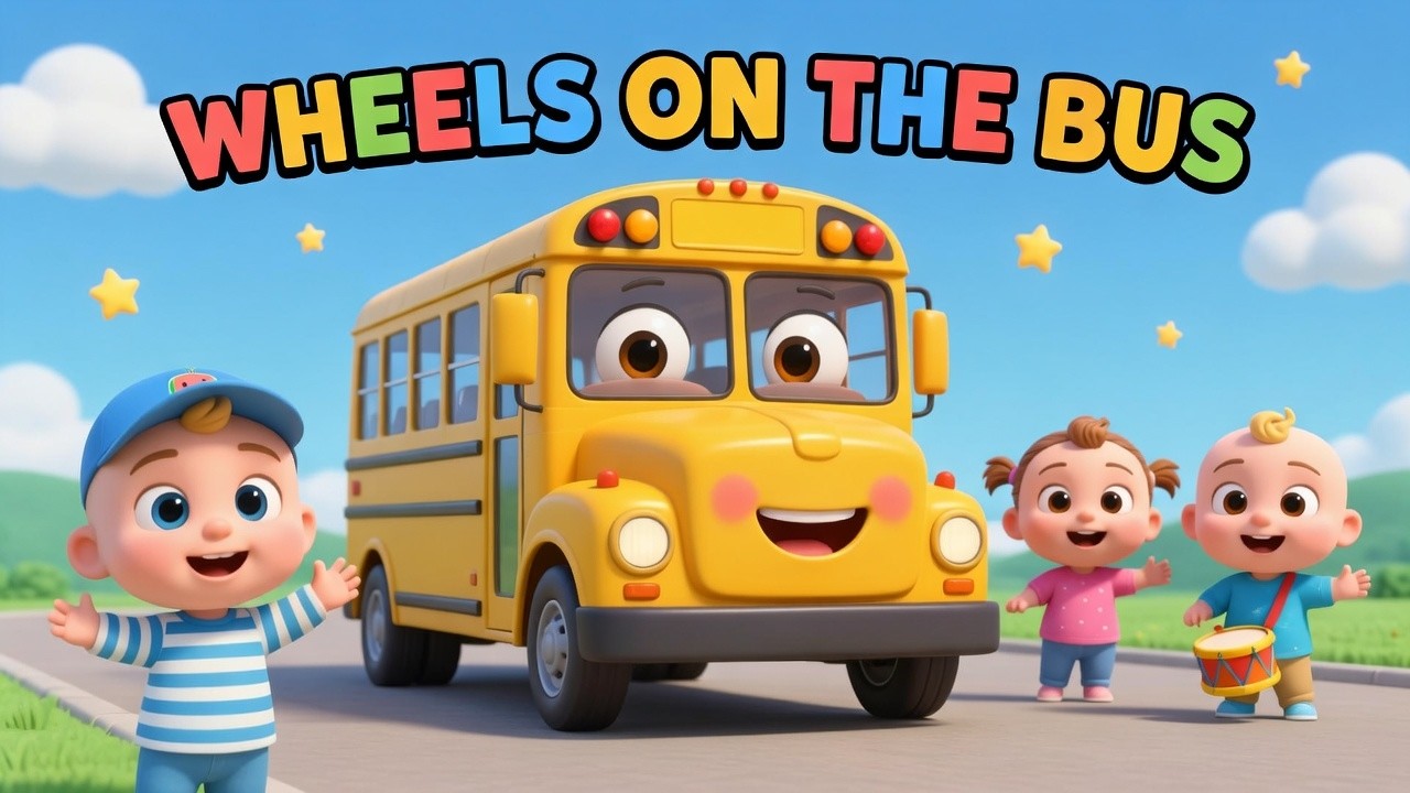 Wheels on the Bus 🚌 | Fun Nursery Rhymes for Kids | Baby Songs