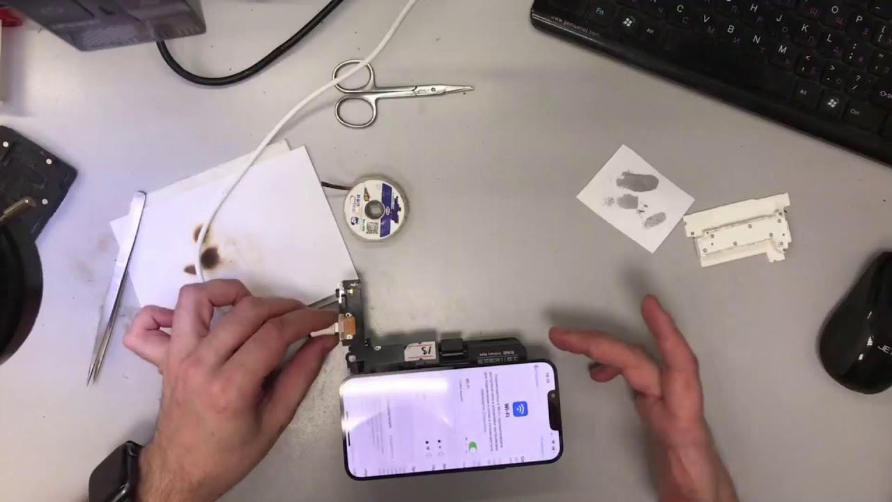 IPhone 13 not working wi-fi/не работает wi-fi, замена микросхемы wi-fi (часть 2)