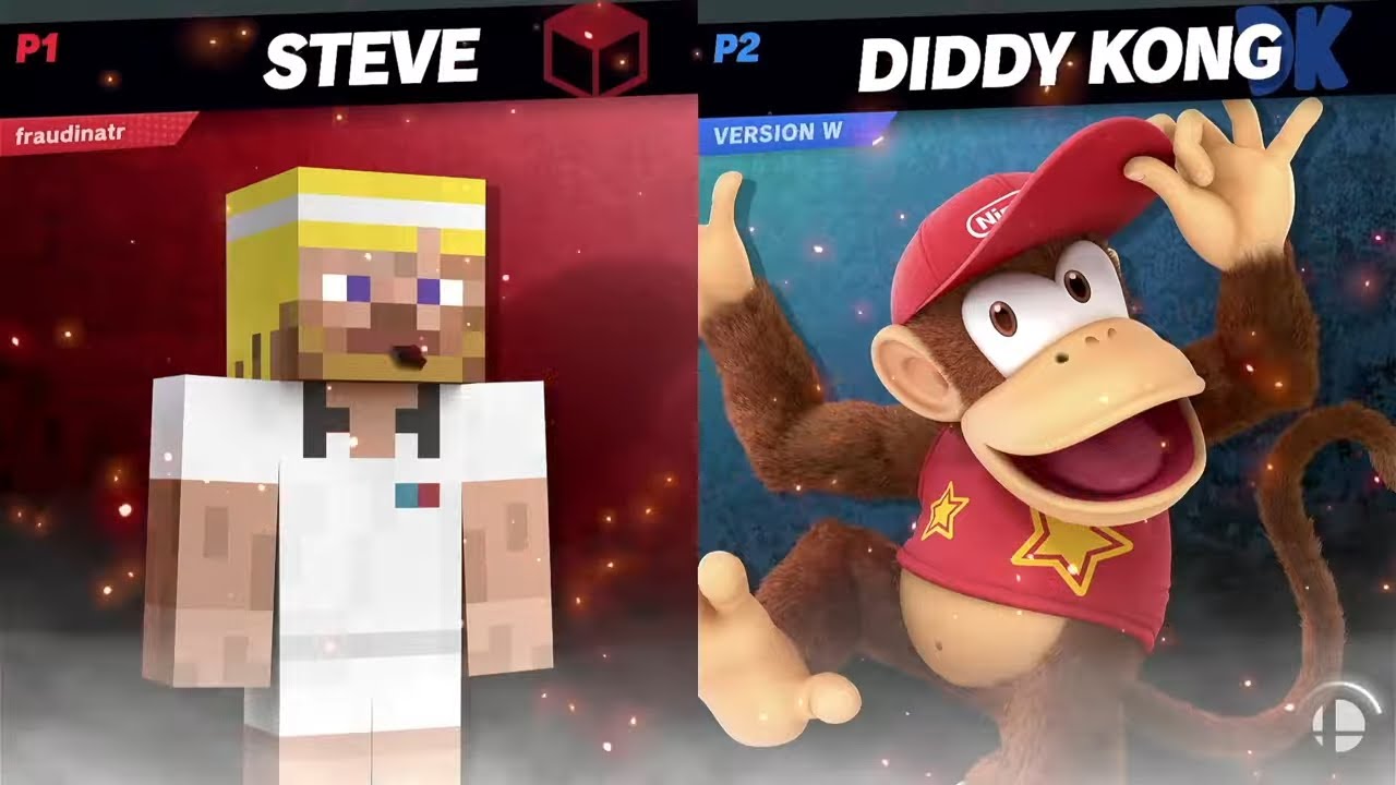 Wadinator (Steve) vs AgMa (Diddy Kong) - Losers Quarterfinals - WGAC #122