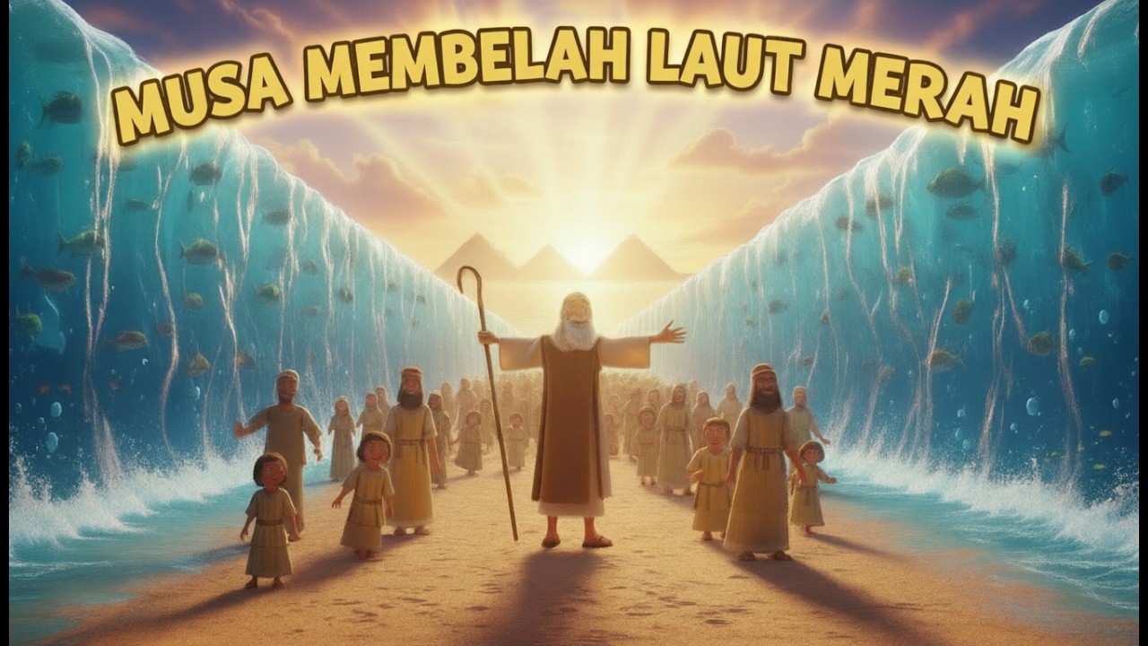 MUSA MEMBELAH LAUT MERAH  | Dongeng Alkitab Anak