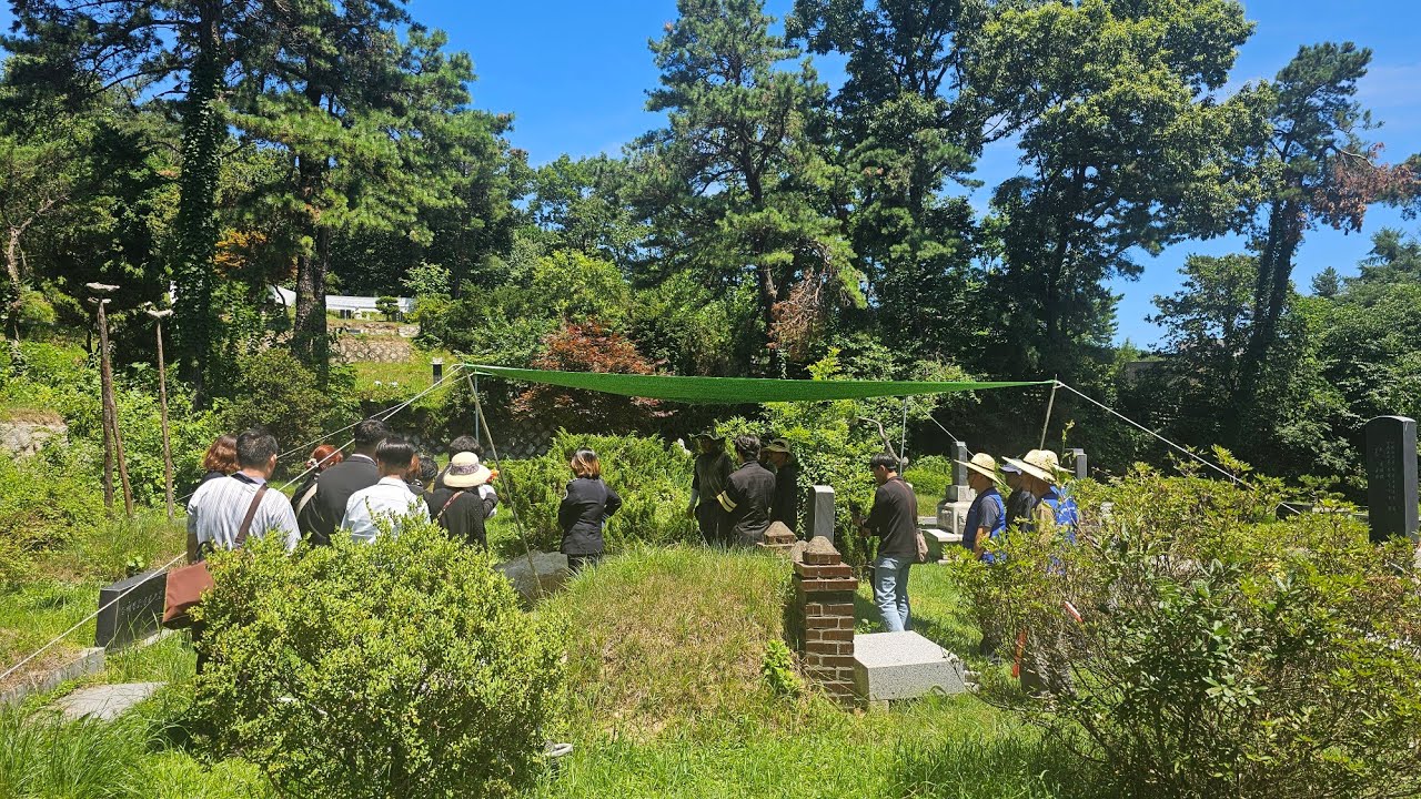 [생방송] 故박기서 선생 모란공원묘지 안장식