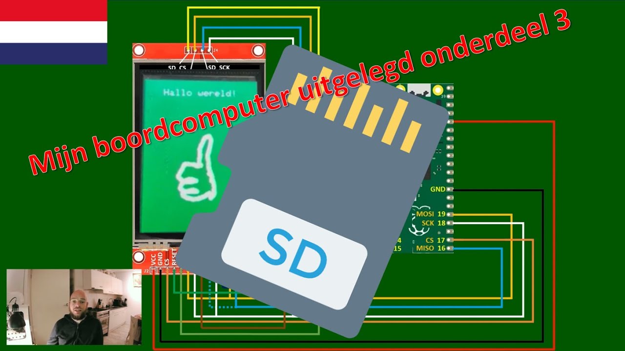 DIY boordcomputer onderdeel 3 SD kaart aansluiten