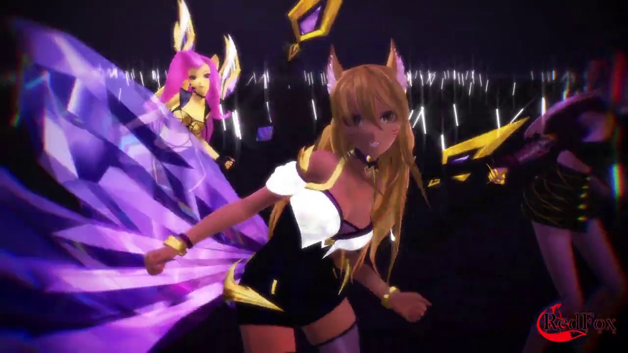 [MMD/MLP/League of Legends] K/DA - POP/STARS MLP crossover(1080p60fps) + model DL