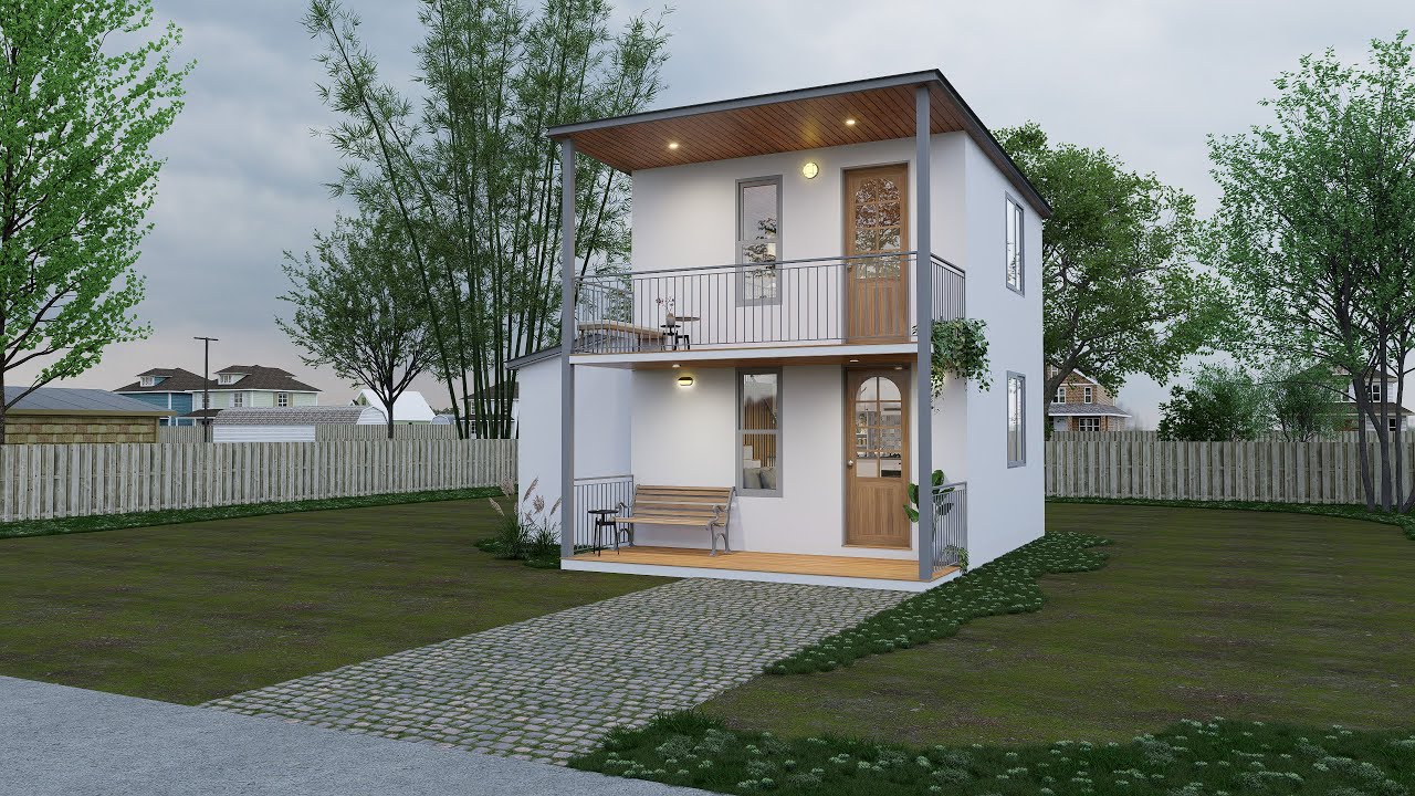 Two Storey Tiny House | Smart Design for Small Living ( 600 Sq.ft )