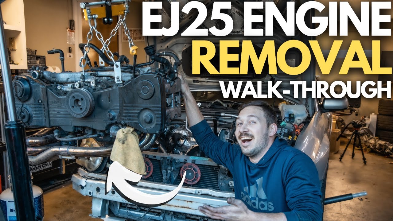 How to remove a Subaru EJ25 Engine (POV Walkthrough)
