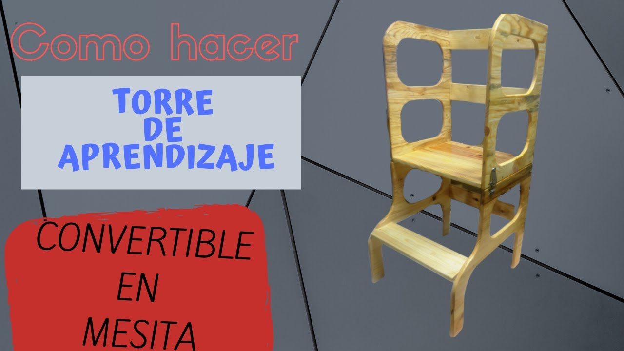 Torre MONTESSORI convertible en MESITA