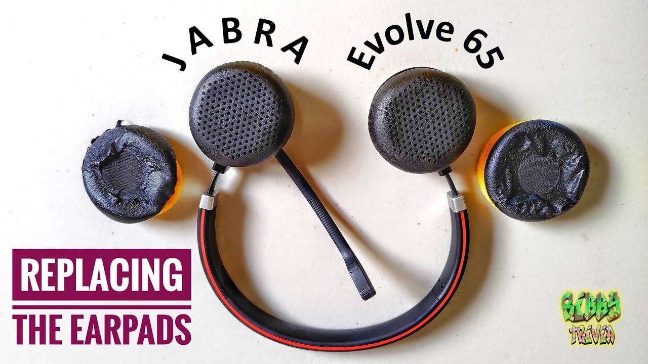 Замена амбушюр Jabra Evolve 65
