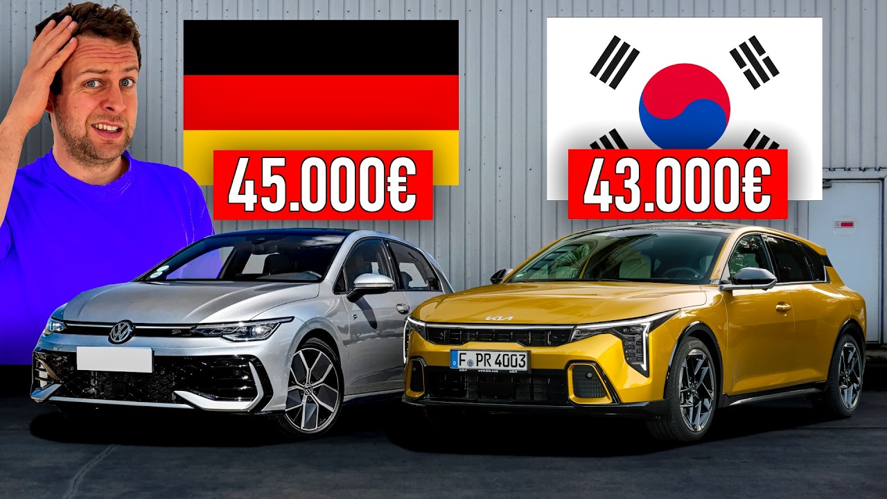 ES IST SOWEIT - DEUTSCHLAND VERLIERT GEGEN KOREA? KIA K4 vs VW GOLF
