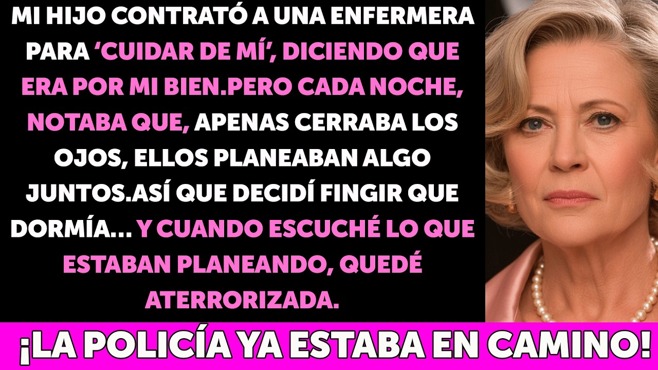 Fingí estar dormida y descubrí el plan de mi hijo y su “enfermera”… llamé a la policía