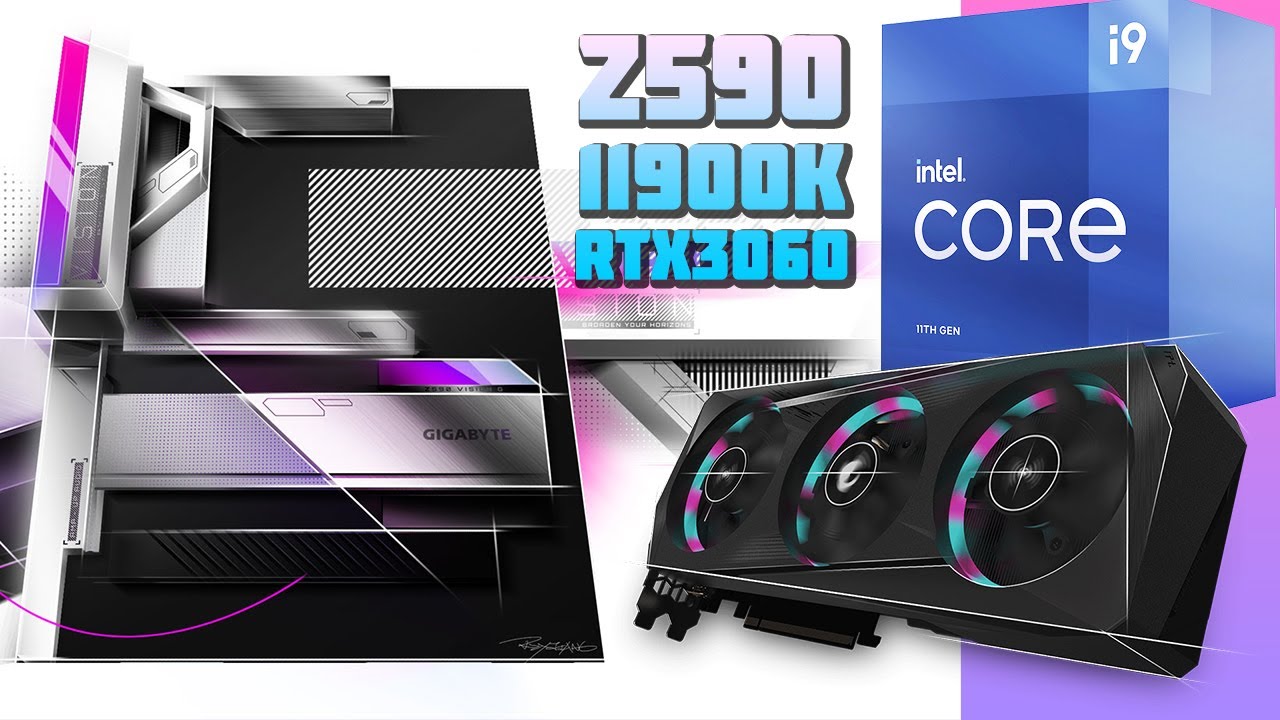 Сборка и Тест Core i9-11900K и RTX 3060 в Играх + Gigabyte Z590 Vision G