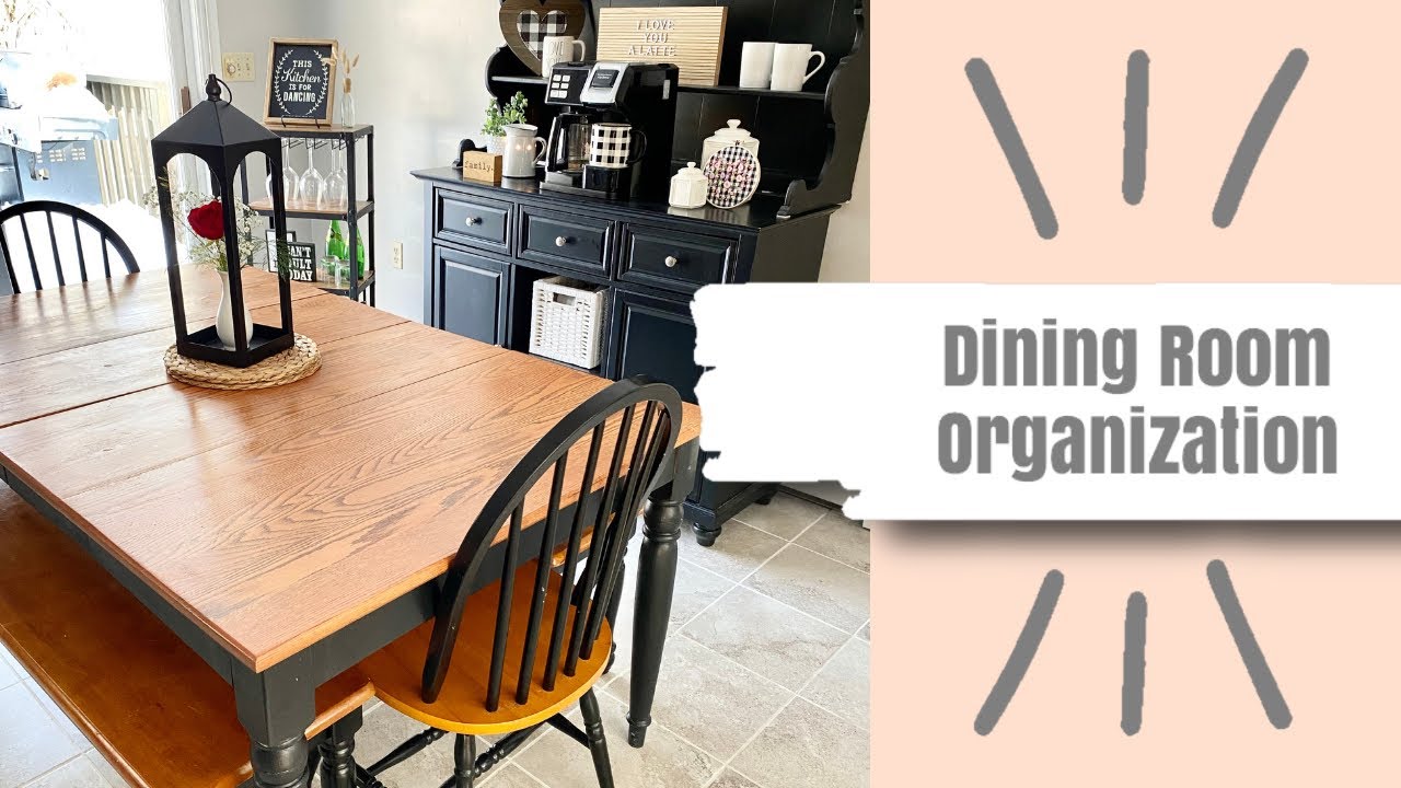 SMALL DINING ROOM ORGANIZATION | HOME ORGANIZATION