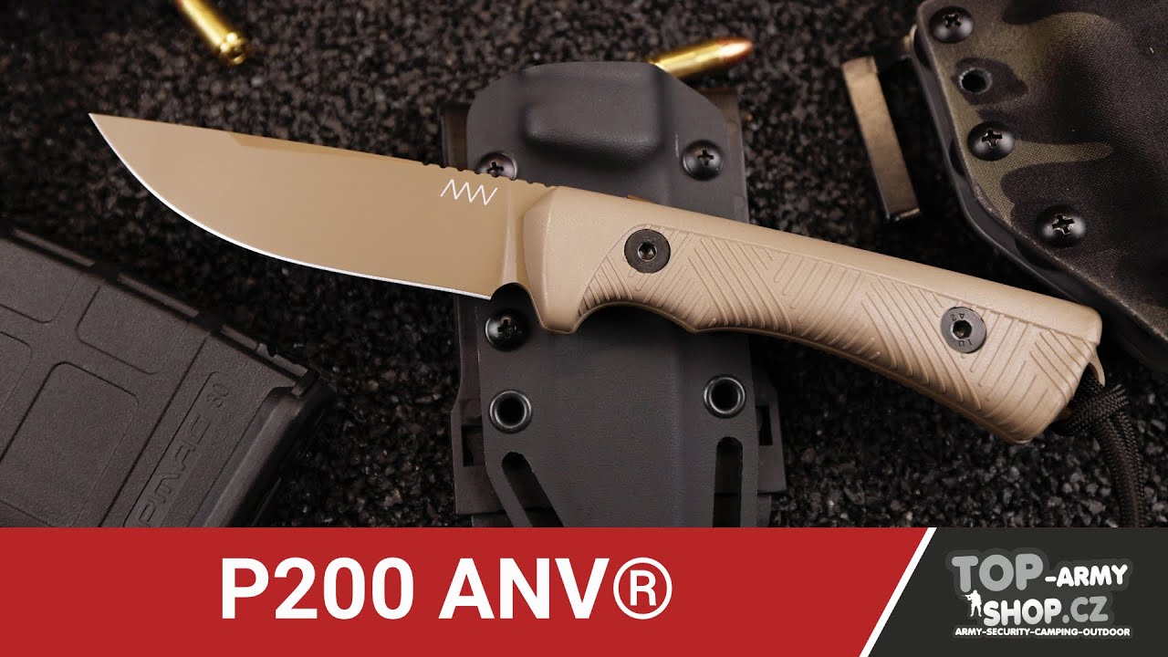 Nůž s pevnou čepelí P200 ANV® Rigad