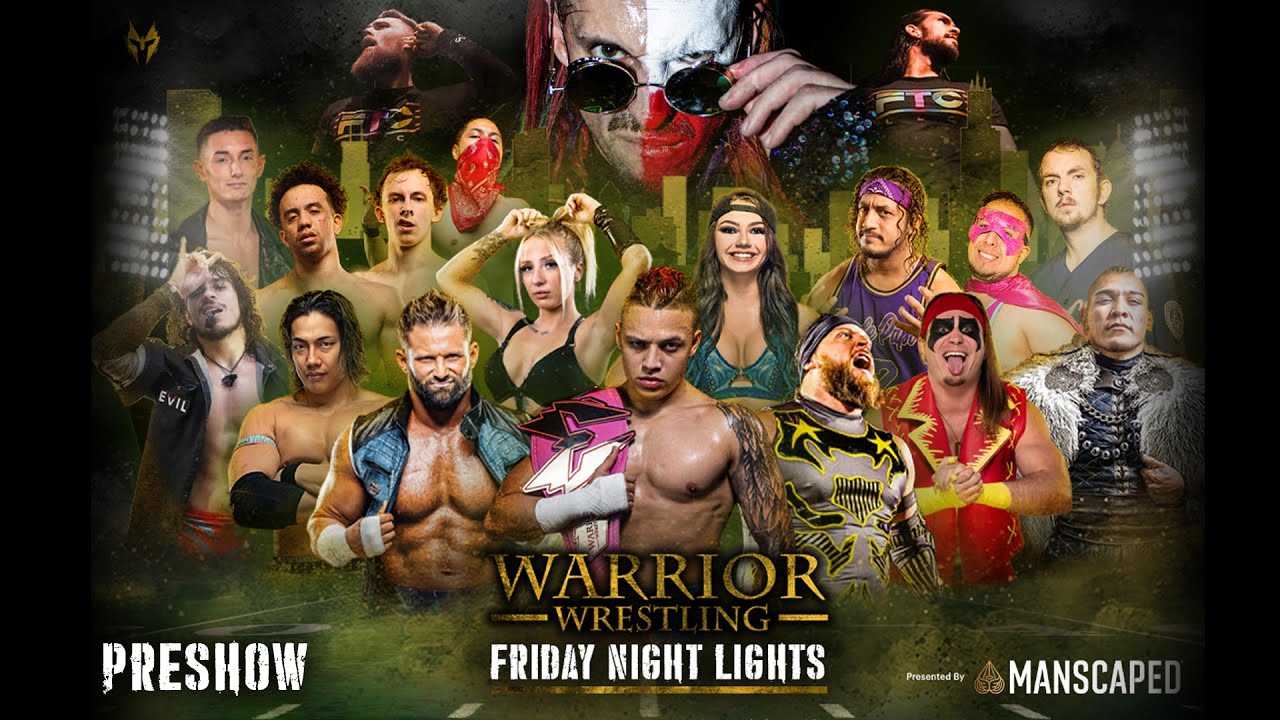 Warrior Wrestling Friday Night Lights - Preshow - KC Navarro vs Buddy Matthews