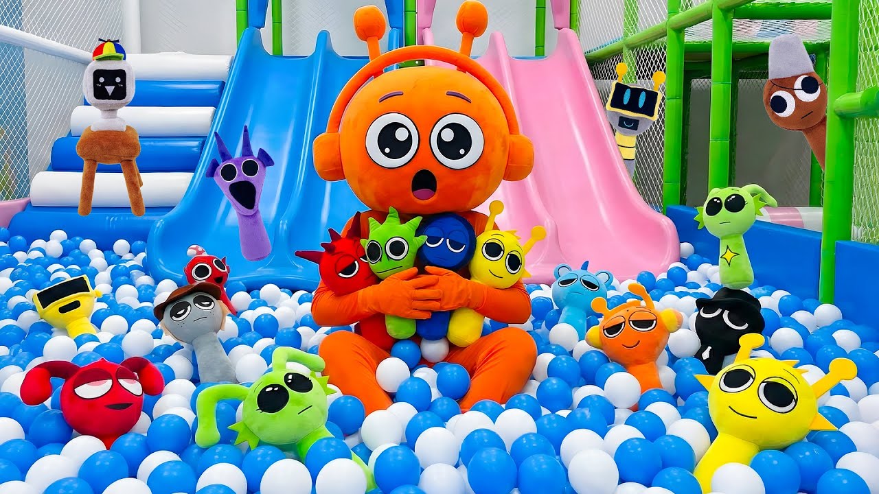 Oren Found THIS in the Giant Bubble Pool with Sprunki?! 😱