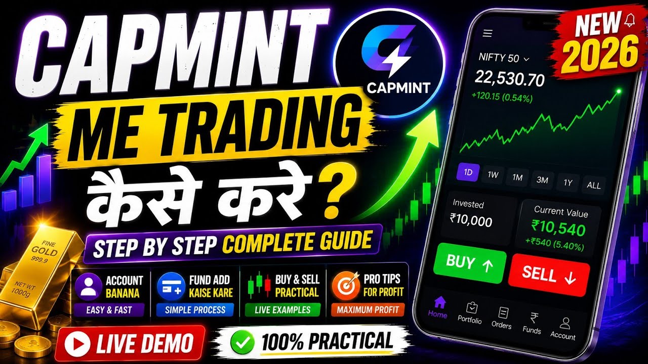 CapMint Trading | How To Use CapMint App | How To Trade on CapMint App | CapMint App