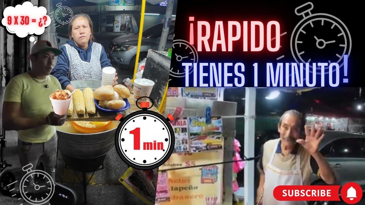 TE COMPRO TODO LO QUE HAGAS EN 1 MINUTO | investigación mx
