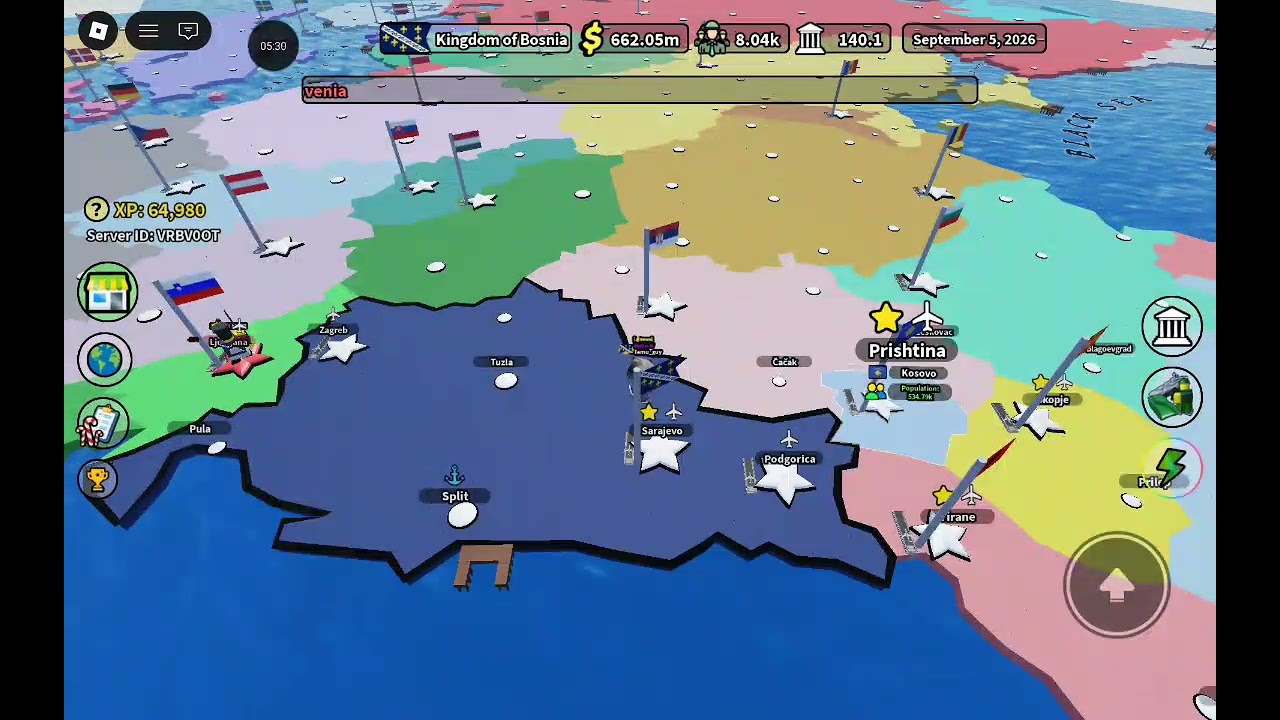 Playing Bosnia in control europe👍