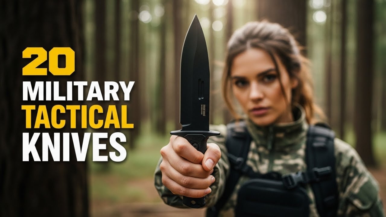 20 тактических ножей, которые обязательно нужно иметь для самообороны (2025)