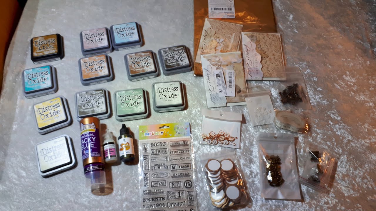 Stamp Corner Haul /Distress Oxide Stempelkissen/Amazon Haul/Temu Haul/Basteln