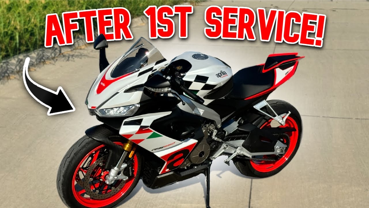 Aprilia RS 660 после первого обслуживания!!!