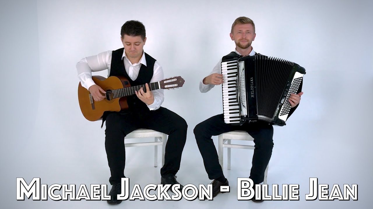 Michael Jackson - Billie Jean (GUITAR & ACCORDION) Black Vest Duo Cover