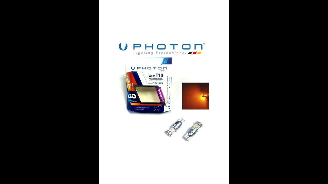 PHOTON T10 LED AMPUL PARK VE SİNYAL LAMBASI TANITIM VİDEOSU