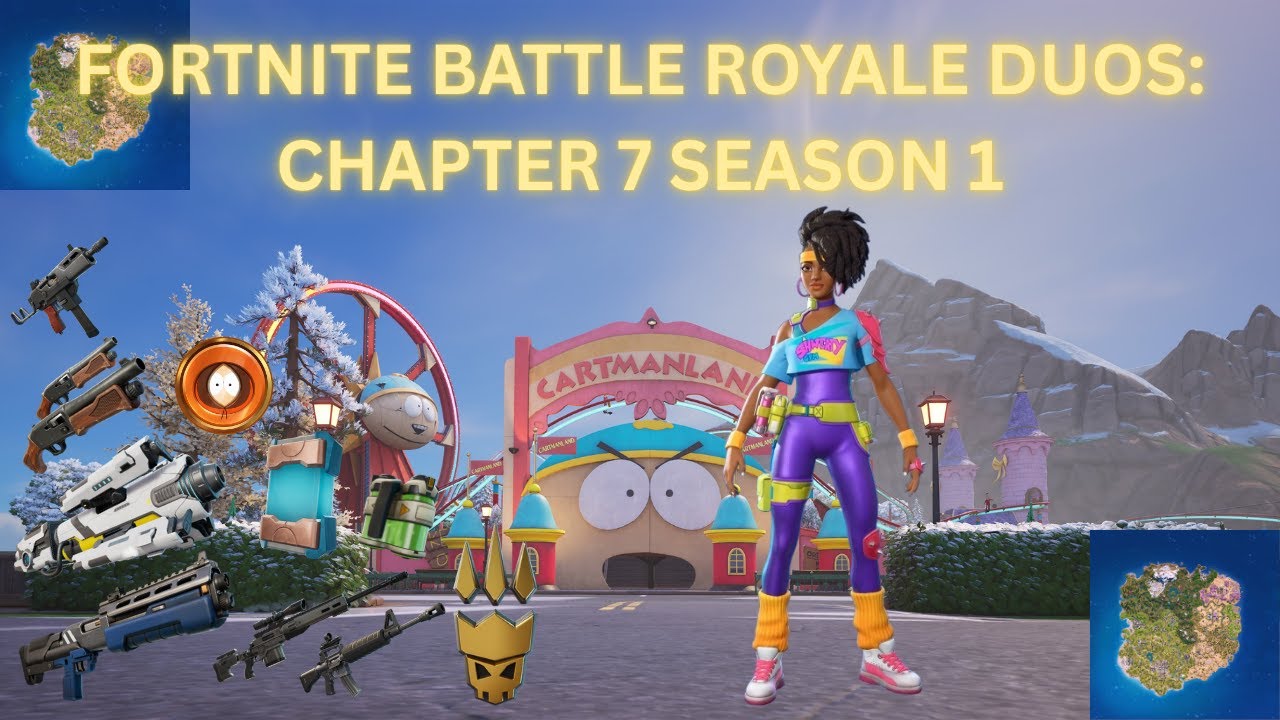FORTNITE BATTLE ROYALE DUOS IN CHAPTER 7: SEASON 1: AMARI