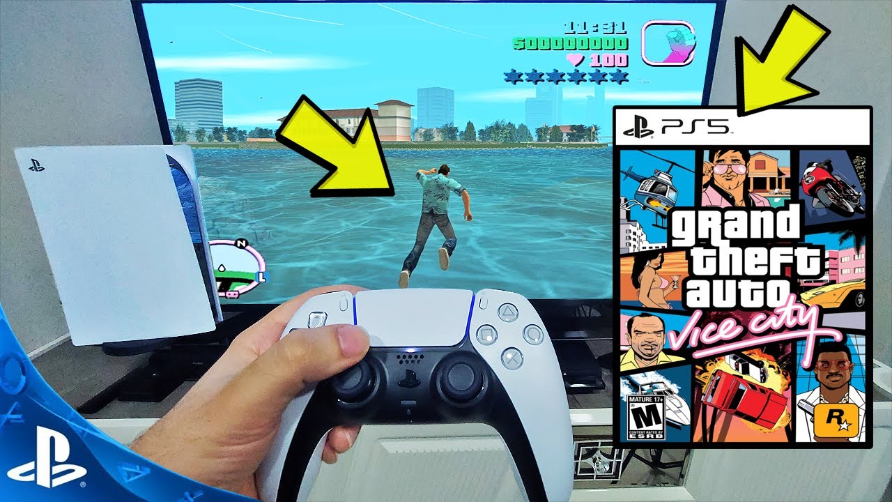 GTA VİCE CİTY 'İ PLAYSTATION 5 'DE OYNAMAK ! TOMMY YÜZÜYOR ?!