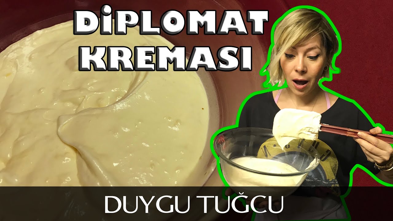 Diplomat Kreması Tarifi | Krema Tarifleri- Chef Duygu Tugcu