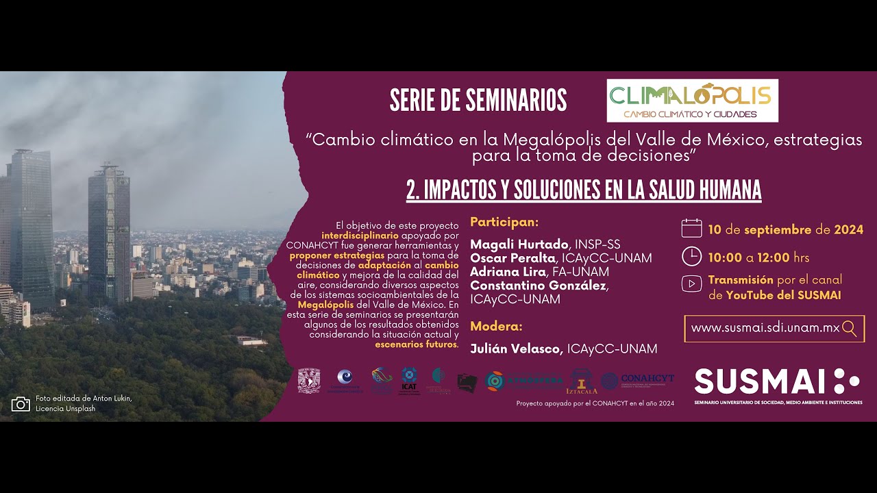Cambio climático en la Megalópolis del Valle de México: Impactos y soluciones en la salud humana