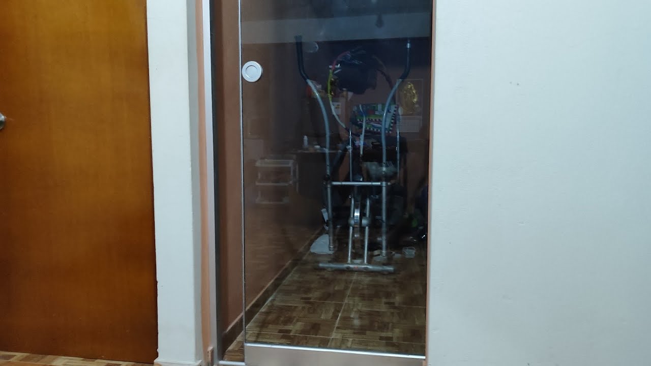 cómo instalar mampara de vidrio