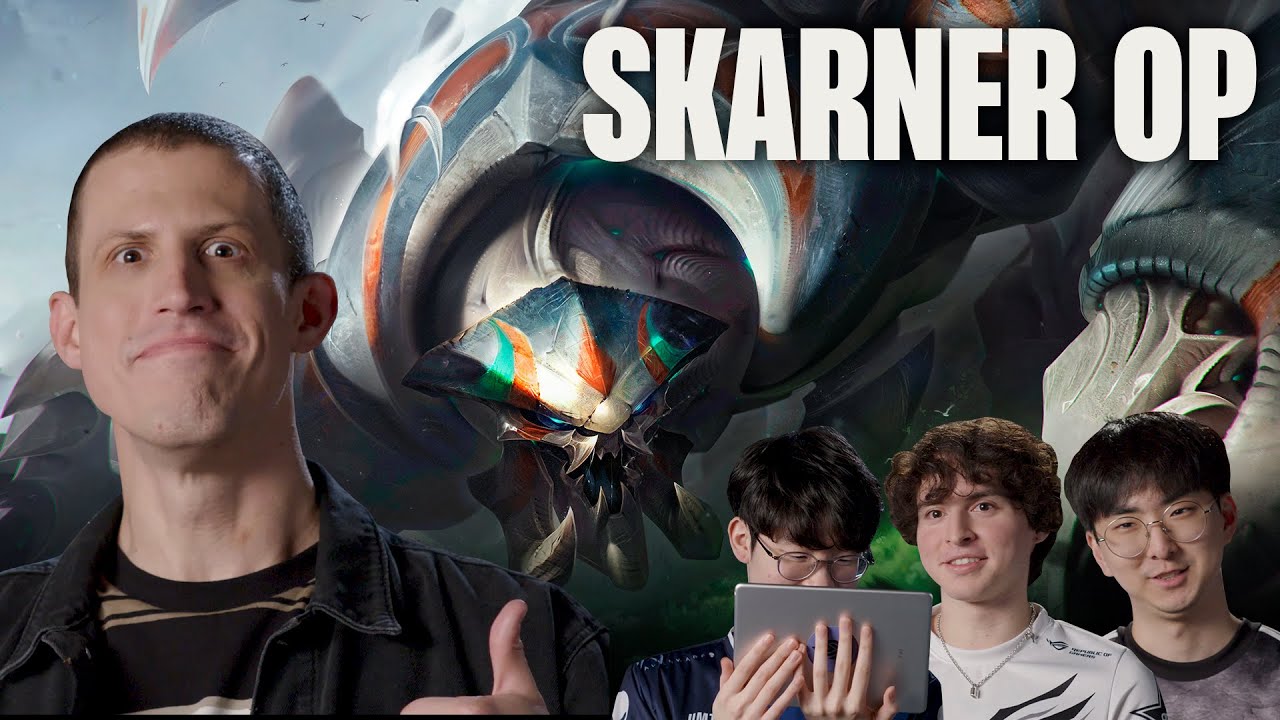 Will Skarner be OP? LCS Junglers react to the Skarner VGU!