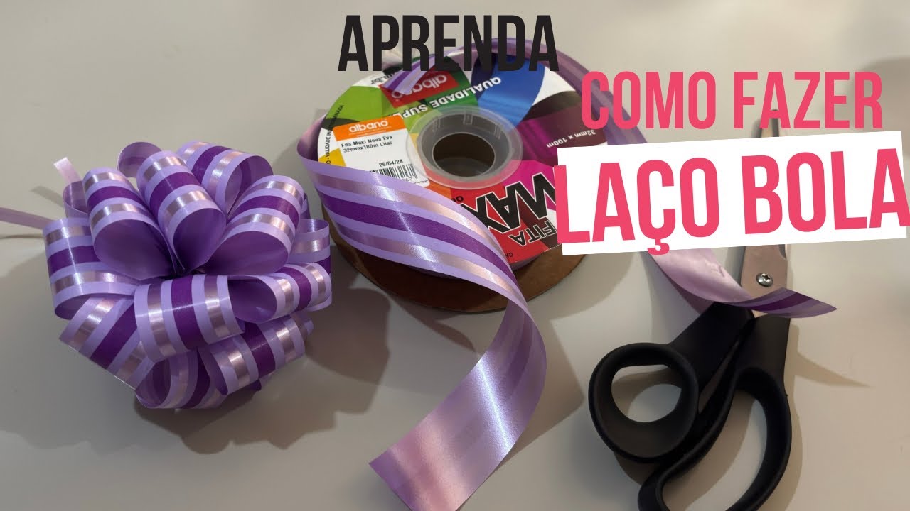 Como fazer laço bola 