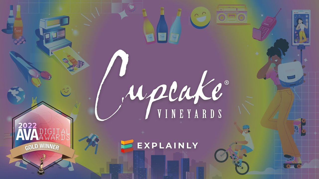 Cupcake Vineyards Sample Animation Supercut | Explainly Video Production