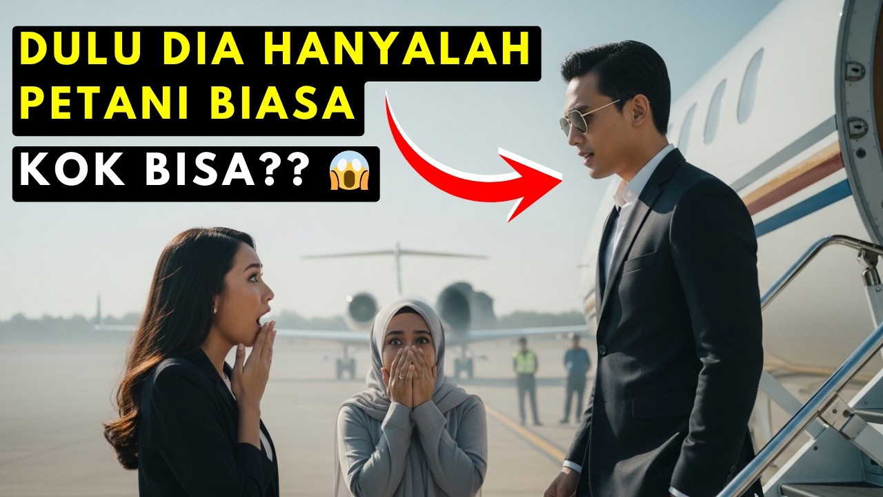 NANGIS DARAH! Tinggalkan Suami Petani Miskin, Mantan Istri Syok Berat Lihat Jet Pribadi Mantannya 😭🔥