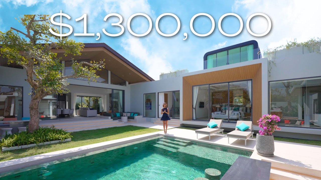 Touring a $1,300,000 pool villa that offers a peaceful island lifestyle in Phuket