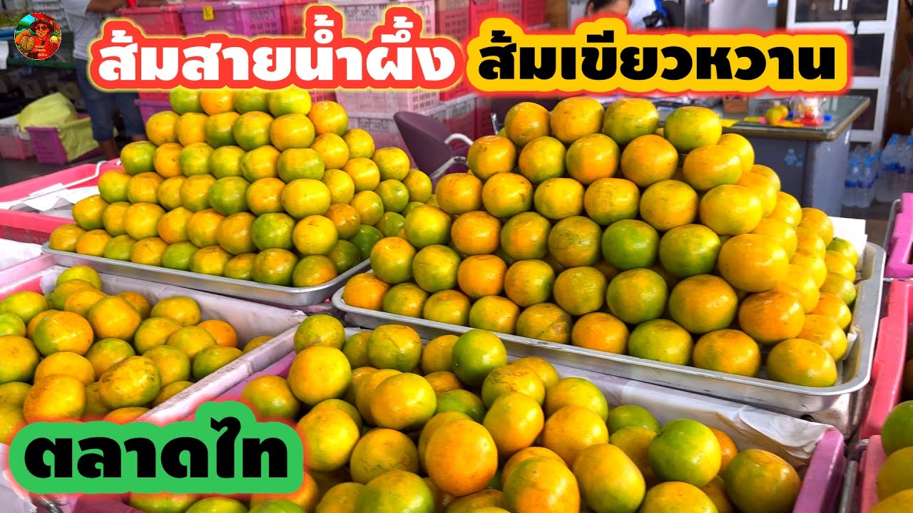 #ตลาดส้ม ￼￼#ส้มสายน้ำผึ้ง #ส้มเขียวหวาน #เข้าเยอะรสชาติดี #ตลาดไท #คลองหลวง #ปทุมธานี#ลุงน้อยchannel