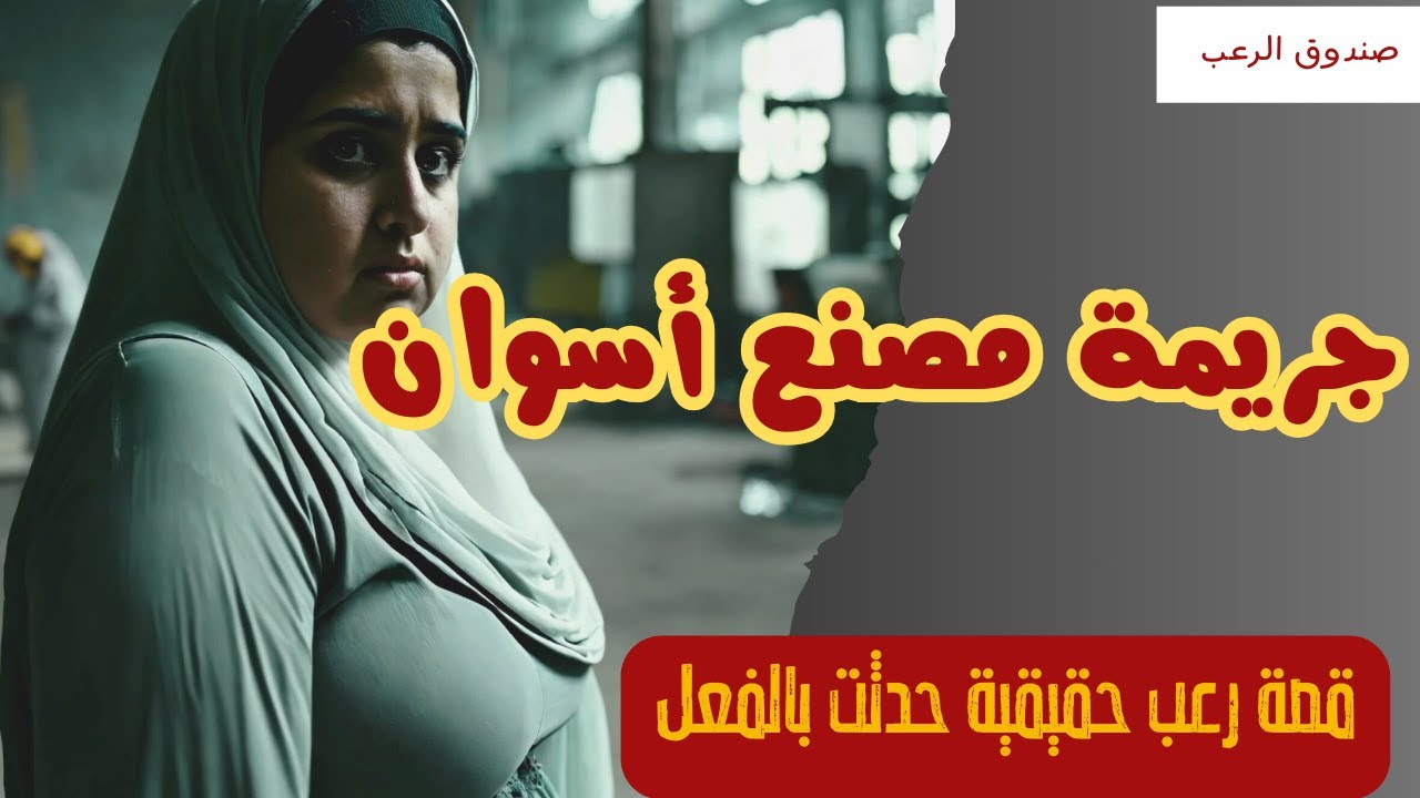 صندوق الرعب | (قصة حقيقية ) أغرب جريمة حصلت فى مصنع أسوان المسكون |  قصص رعب بصوت رائع