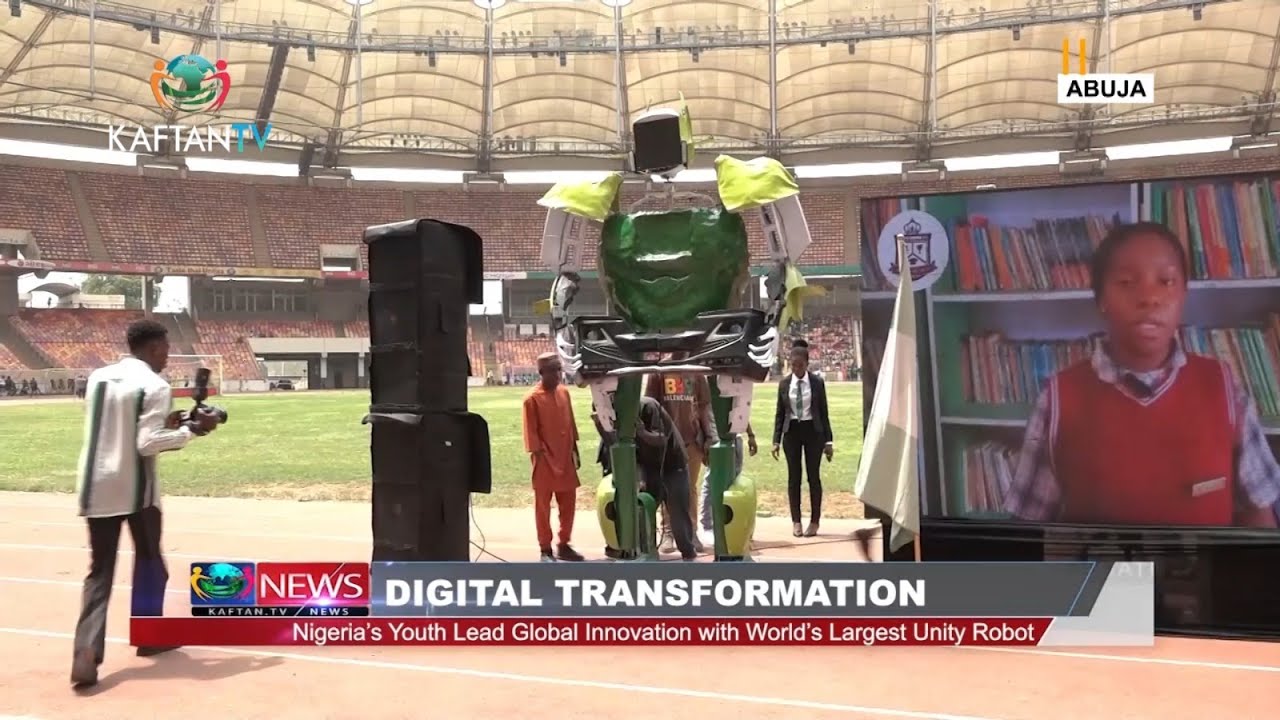 DIGITAL TRANSFORMATION: Nigeria's Youth Lead Global Innovation with World's Largest Unit Robot